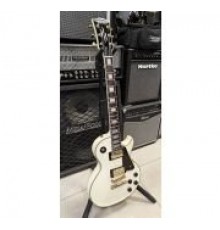 Grass Roots G-LP-60C Les Paul Custom электрогитара, цвет белый, Корея USED