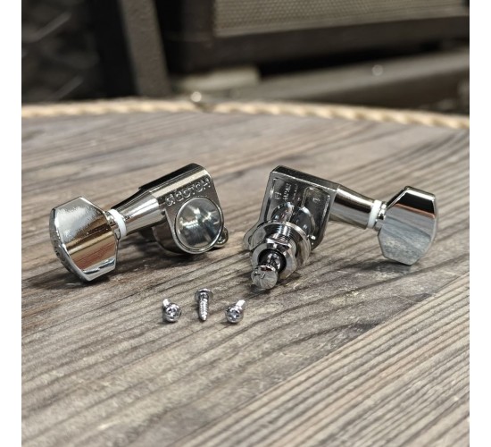 Gotoh SGM-07 (маленький бутон) Колок, реверсный, хром