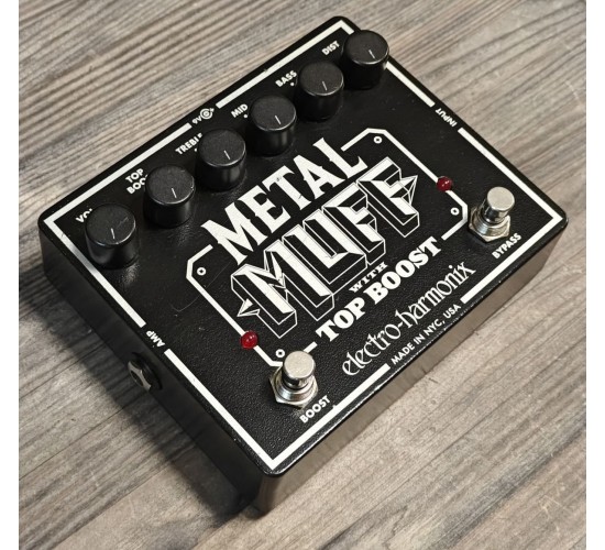Electro-Harmonix Metal Muff Distortion with Top Boost гитарный эффект дисторшн США USED