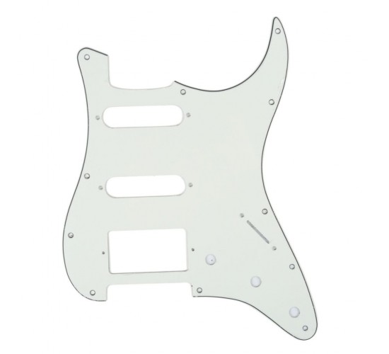 Musiclily MX0312 Пикгард для электрогитары Fender Stratocaster, 3 слоя, белая
