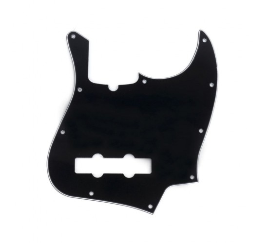 Musiclily MX1302BK Пикгард для бас-гитары Jazz Bass Modern Style, 3 слоя, черная