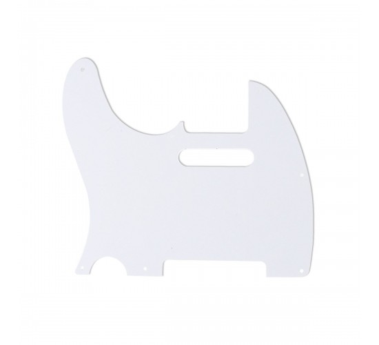 Musiclily MX1400WP Пикгард для гитары Telecaster, 4 слоя, цвет белый жемчуг