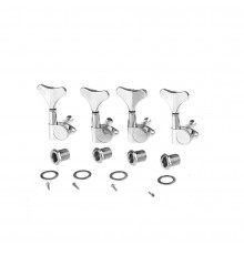 Musiclily M177-4 Колки для бас-гитары, 4л, хром