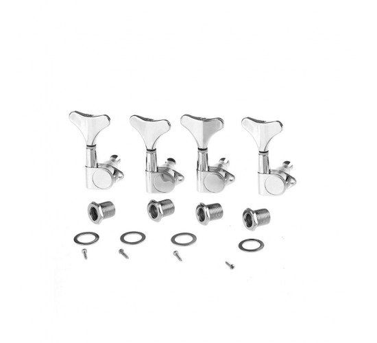 Musiclily M177-4 Колки для бас-гитары, 4л, хром