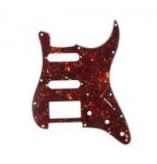 Musiclily MX0332 Пикгард для электрогитары Fender Stratocaster HSS, 4 слоя, черепаший панцирь
