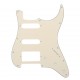 Musiclily MX0313 Пикгард для электрогитары Fender Stratocaster HSS, 3 слоя, кремовая
