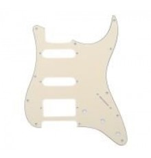 Musiclily MX0313 Пикгард для электрогитары Fender Stratocaster HSS, 3 слоя, кремовая