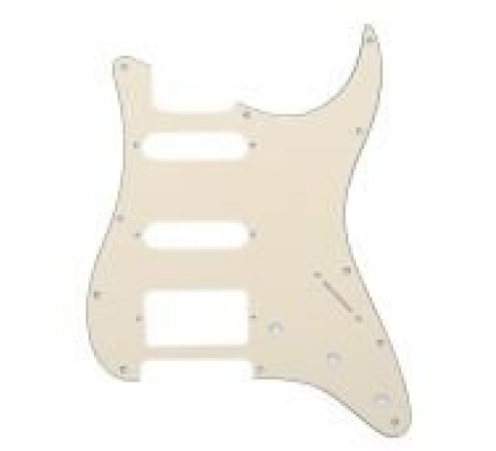 Musiclily MX0313 Пикгард для электрогитары Fender Stratocaster HSS, 3 слоя, кремовая