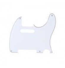 Musiclily MX1410WH Пикгард для гитары Fender Telecaster, 3 слоя, белая