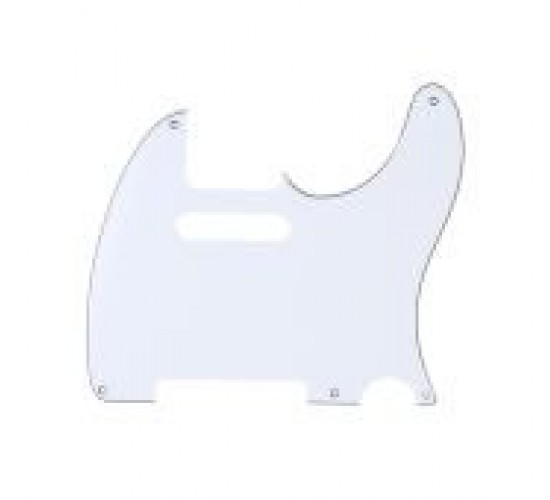 Musiclily MX1410WH Пикгард для гитары Fender Telecaster, 3 слоя, белая