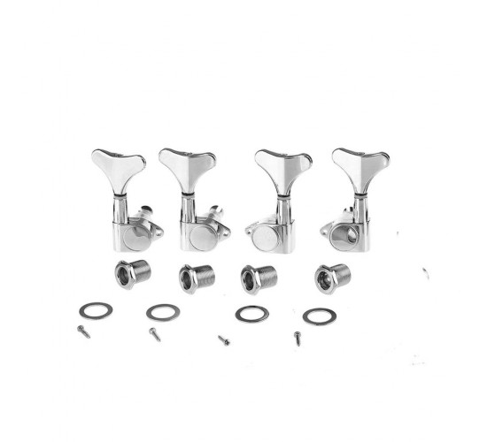 Musiclily M176-2M177-2 Колки для бас-гитары, 2+2, хром