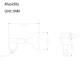 Musiclily M176-2M177-2 Колки для бас-гитары, 2+2, хром