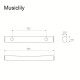 Musiclily MX0158 Ретейнер для гитары, планка, золото, 1 шт.