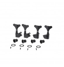 Musiclily M178-2M179-2 Колки для 4-струнной бас-гитары, 2+2, черные