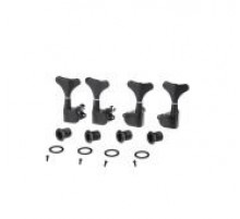 Musiclily M178-2M179-2 Колки для 4-струнной бас-гитары, 2+2, черные