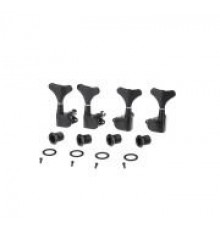 Musiclily M178-2M179-2 Колки для 4-струнной бас-гитары, 2+2, черные