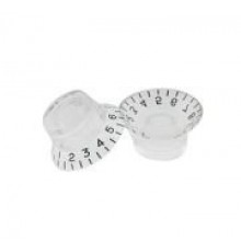 Musiclily MX0614 Ручка потенциометра Gibson Style, метрическая, прозрачная, 1 шт