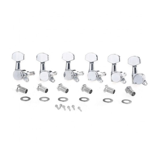 Musiclily MX1368CR-6 Колки для гитары, 6л, локовые, хром