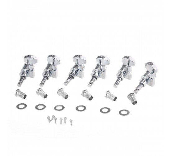 Musiclily MX1368CR-6 Колки для гитары, 6л, локовые, хром