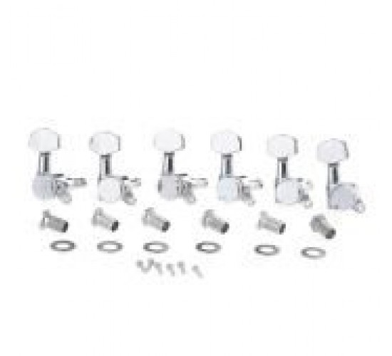 Musiclily MX1368CR-6 Колки для гитары, 6л, локовые, хром