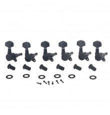 Musiclily MX1368BK-6 Колки для гитары, 6л, локовые, черные