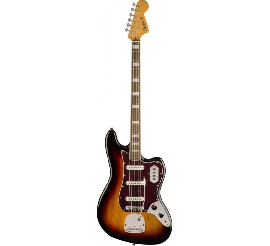 Fender Squier Classic Vibe Bass VI LRL 3TS бас-гитара, цвет санбёрст, выставочный образец