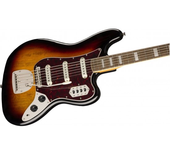 Fender Squier Classic Vibe Bass VI LRL 3TS бас-гитара, цвет санбёрст, выставочный образец