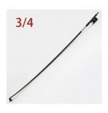Vingobow 100V карбоновый смычок для скрипки 3/4, белый волос