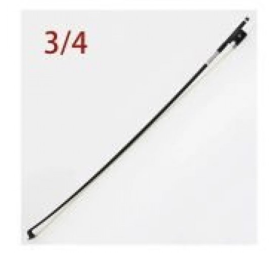 Vingobow 100V карбоновый смычок для скрипки 3/4, белый волос