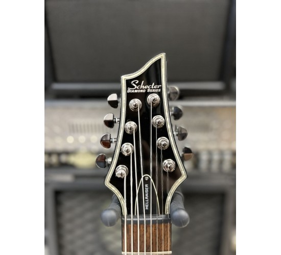 Schecter Hellraiser C-8 BLK 8-ми струнная электрогитара, цвет черный, Корея USED