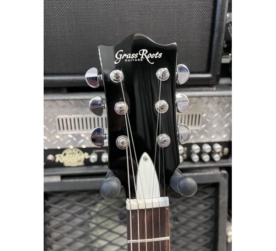Grass Roots G-Bricoleur Black электрогитара, цвет черный, Корея USED