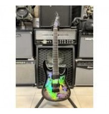 Spear Gladius Seventh Moon Hologram Black Burst 7-струнная электрогитара USED