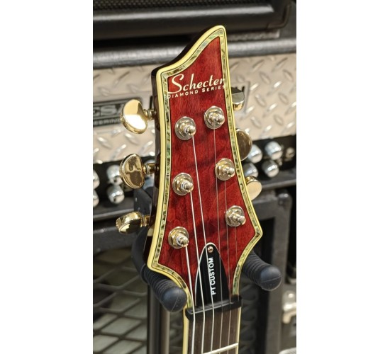 Schecter Diamond Series PT Custom электрогитара Telecaster, цвет Transparent Honey Sunburst, Корея USED