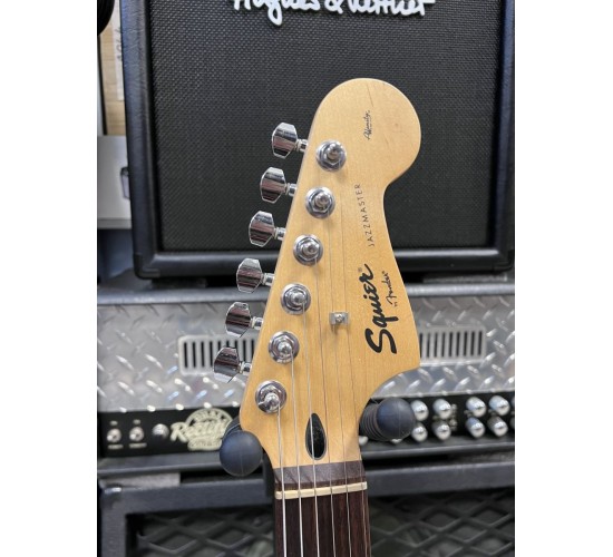 Fender Squier Affinity Jazzmaster HH электрогитара, цвет белый USED