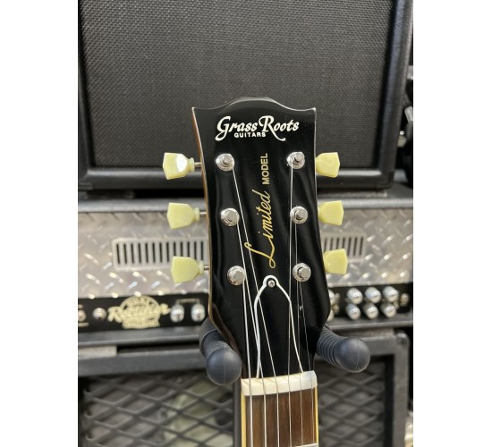 Grass Roots G-LP-60S Limited Gold Top электрогитара, цвет золотой, Корея USED