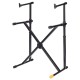 Hercules KS210B Стойка клавишная «X» тип двухъярусная