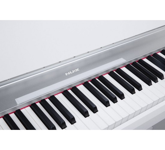 Nux NCK-330-WH Цифровое пианино на стойке с педалями, белое