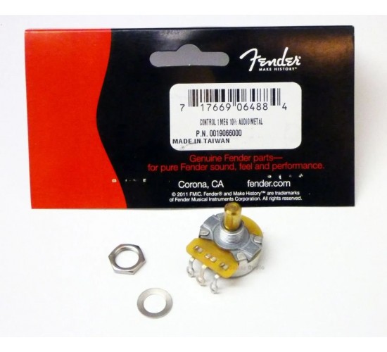 Fender 1 Meg Solid-Shaft Volume/Tone Control Knob Pot потенциометр