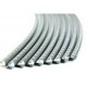 Jescar FW43080 STAINLESS STEEL отрезок ладовой проволоки 30 см радиус прокатки 10 дюймов .080
