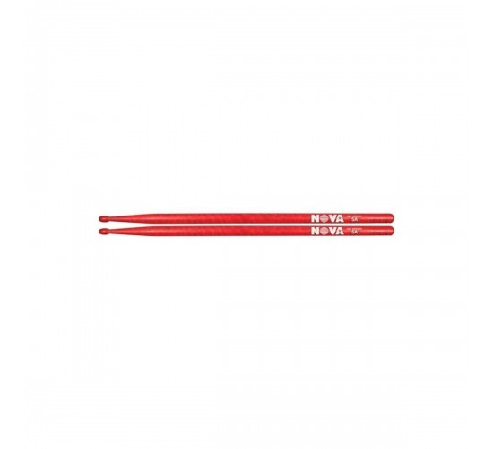 Vic Firth N5ARNOVA барабанныепалочки красные сдеревяннымнаконечником, материал орех