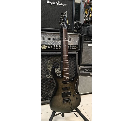 Fernandes FGZ-400 Brownburst электрогитара, Япония, цвет коричневый бёрст USED