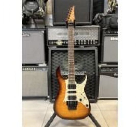 Ibanez RG350QM ATB электрогитара, Superstrat, цвет Antique Burst (античный бёрст) USED