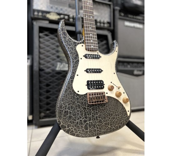 AXL Badwater AS-820 электрогитара Relic, цвет Crackle Brown/White USED