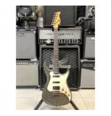 AXL Badwater AS-820 электрогитара Relic, цвет Crackle Brown/White USED