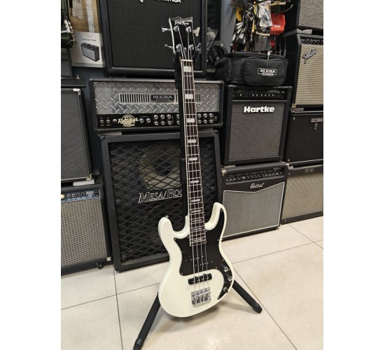 Grass Roots G-AK-65 SID Aki бас-гитара, цвет белый, Корея USED