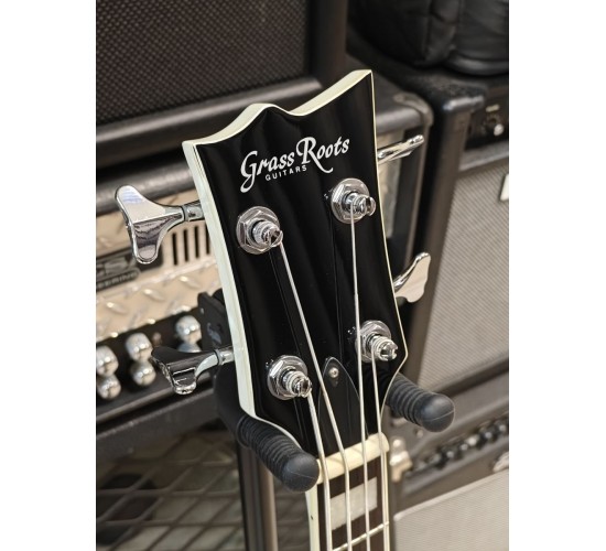 Grass Roots G-AK-65 SID Aki бас-гитара, цвет белый, Корея USED