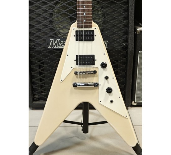 Epiphone Flying V электрогитара, цвет белый, Корея USED