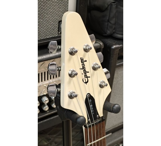 Epiphone Flying V электрогитара, цвет белый, Корея USED