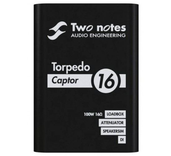 Two Notes Torpedo Captor 16 Ohms нагрузка для усилителя, D.I.