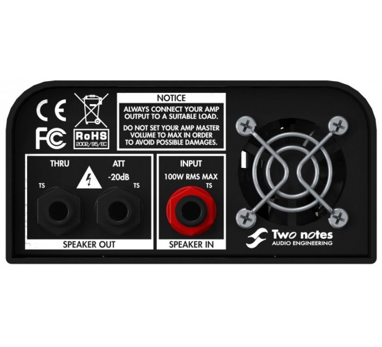 Two Notes Torpedo Captor 16 Ohms нагрузка для усилителя, D.I.